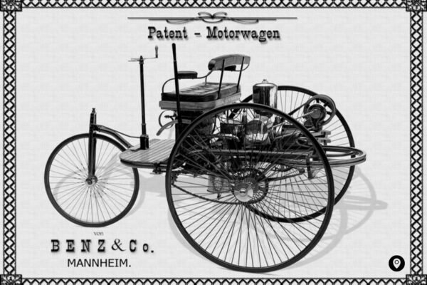 When was the first car made?